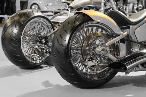 Rear wheels Stock Photos