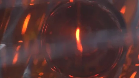 Rear yellow flasher light blinking on a car Stock Footage 70673096