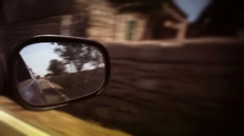 Rearview and motion, warm Stock Footage 7729917