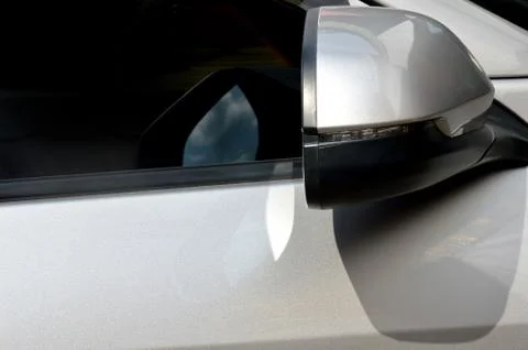 Rearview car 写真素材
