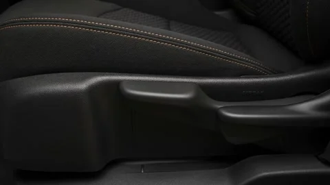 Rearview mirror close up in car interior  2018 GMC Terrain SLE Stock Footage 159963025