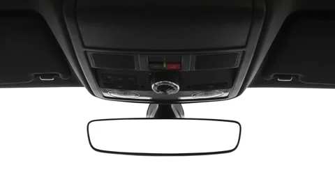 Rearview mirror close up in car interior  2018 Volkswagen Jetta 2.0T GLI Stock Footage 159988665