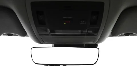 Rearview mirror close up in car interior  2018 Lexus RX RX 350 Stock Footage 159992459