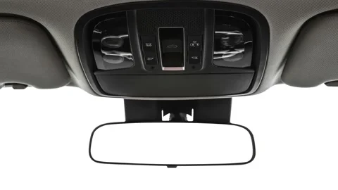 Rearview mirror close up in car interior  2020 Kia Sorento EX Stock Footage 160094980