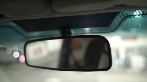 Rearview mirror. Stock Footage 150107837