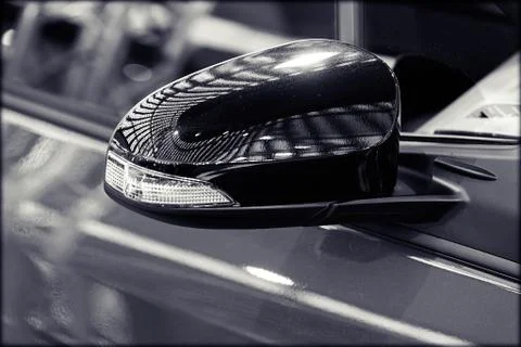 Rearview mirror Stock Photos