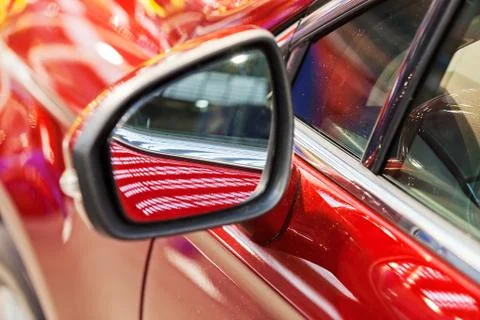 Rearview mirror Stock Photos
