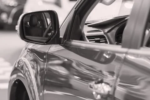 Rearview mirror Stock Photos