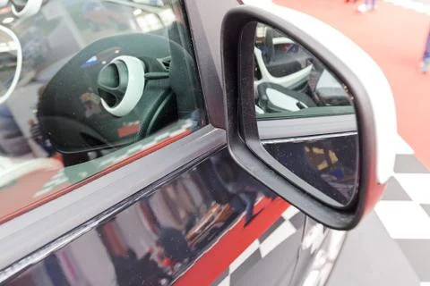 Rearview mirror Stock Photos