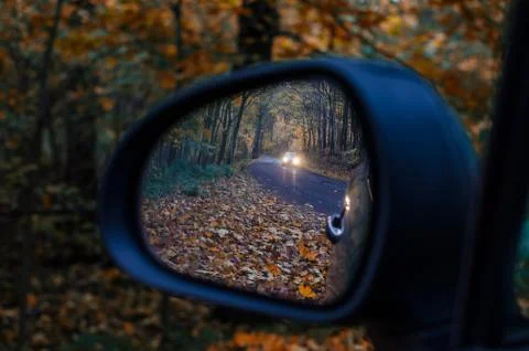 Rearview Mirror Stock Photos