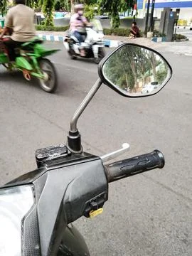 Rearview mirror Stock Photos
