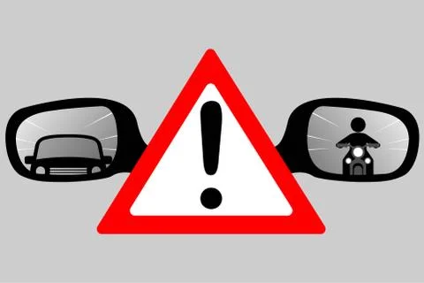 Rearview mirrors Stock Illustration