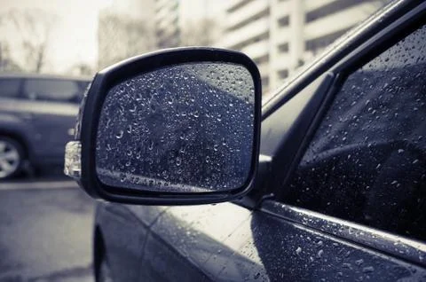 Rearview mirror Stock Photos