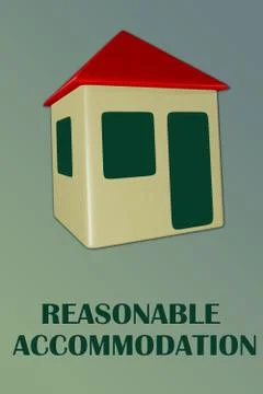 REASONABLE ACCOMMODATION concept Stock Photos