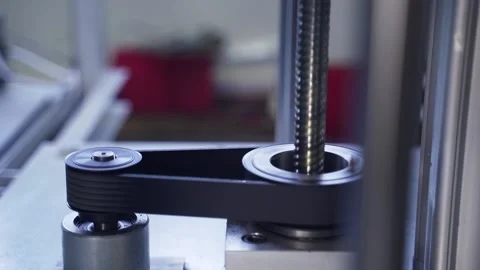 Reasonable belt on machine Stock Footage 147208888