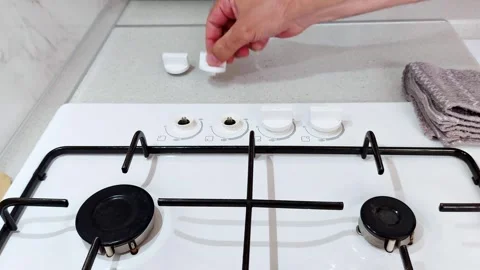 Reassembling Stove Knobs After Cleaning: Restoring Precision Control Video stock 313784333
