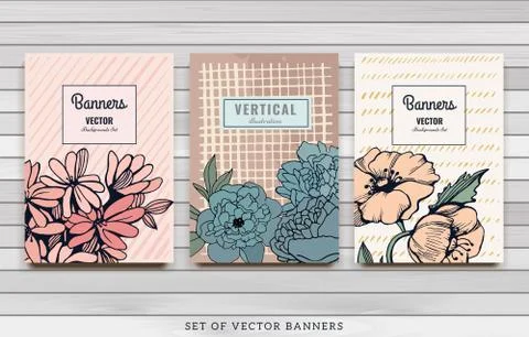 Reative vector cards Stock Illustration