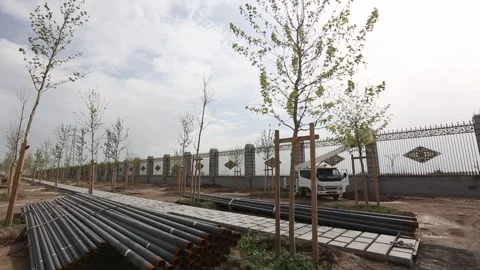 Reban in construction 2 Stock Footage 318952163