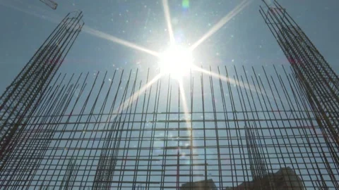 Reban in construction 5 Stock Footage 318952180