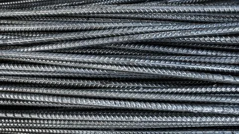 Rebar Rods Fotos Stock