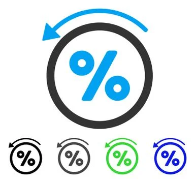 Rebate Percent Flat Icon イラスト素材