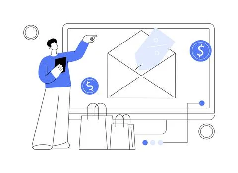 Rebate program abstract concept vector illustration. Stock Illustration