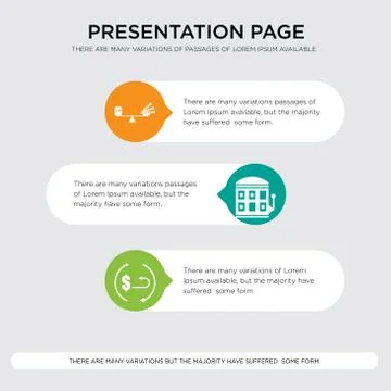 Rebate, slot machine, commodity presentation design template in orange, green Illustrazione stock