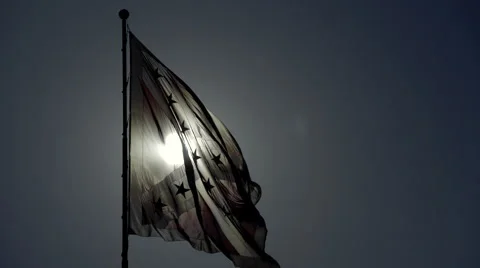 REBEL CONFEDERATE FLAG Stock Footage 62940907