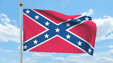 Rebel flag Stock Footage 22752244