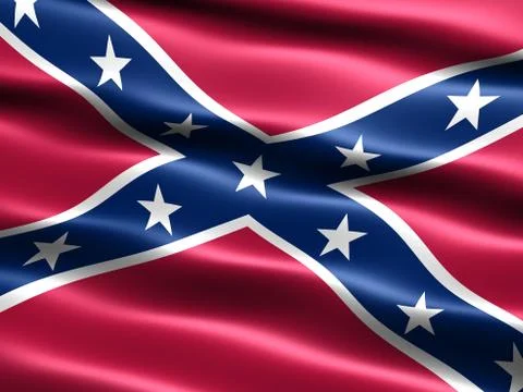 Rebel flag Stock Illustration