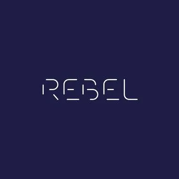 Rebel vector logo Stock Illustration