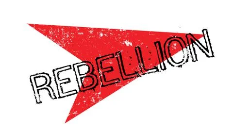 Rebellion rubber stamp Stock Illustration
