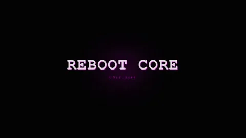 Reboot Core Text Animation - Digital Technology Concept Stock Footage 331568153