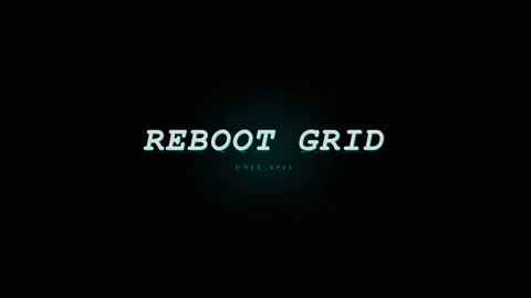 Reboot Grid Digital Glitch Effect with Futuristic Code and Data Flow Stock Footage 331568366