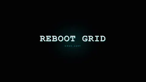 Reboot Grid Glitch Effect - Digital Technology Concept Stock Footage 331568152