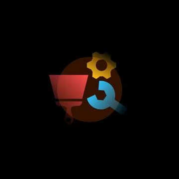 Rebranding. Vector icon in gradient style. Editable illustration Stock Illustration
