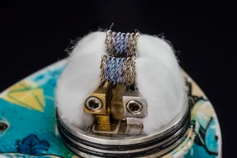 Rebuidable dripping atomizer vape Stock Photos