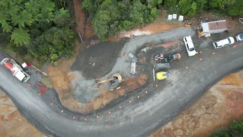 Rebuilding after the storm Video stock 247685296