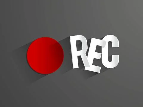  Rec Button Rec Button vector illustration Copyright: xZoonar.com/Nicoux 5... 스톡 사진