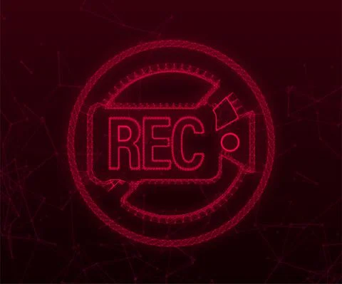 Rec plexus icon, great design for any purposes. Vector logo illustration. Vector Illustrazione stock