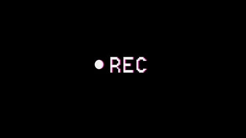 Rec, rec text camera recording icon, records icon Video stock 315223628
