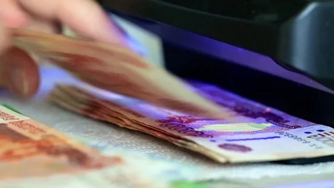 Recalculation of Russian rubles Stock-Footage 98775052