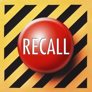 Recall button Stock Photos
