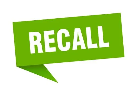 Recall Stock Illustration