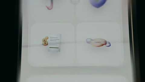 Receipt and handshake 3D rendered icons representing financial documents and 動画素材 334939431
