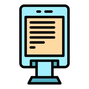 Receipt cash register icon vector flat Stock Illustration