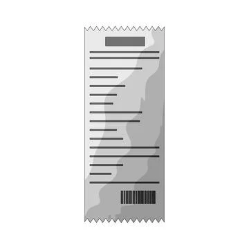 Receipt illustration Stock Illustration