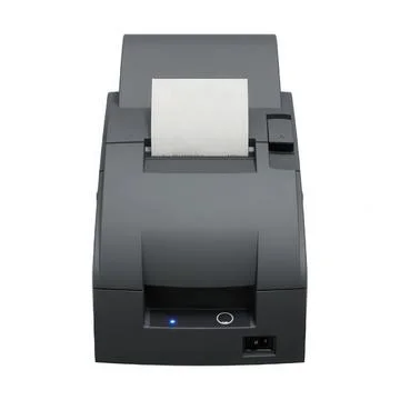 Receipt printer with white background Stock Photos