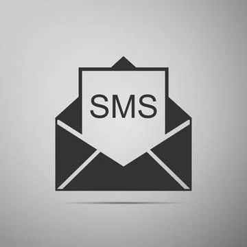 Received message concept. New, email incoming message, sms. Mail delivery 库存插图