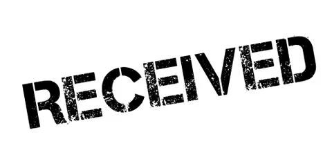 Received rubber stamp Stock Illustration